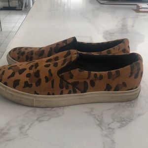 Leopard slip on Steve Madden shoes!